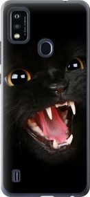 Чехол на ZTE Blade A51 Чёрная кошка "932u-2506-17620"