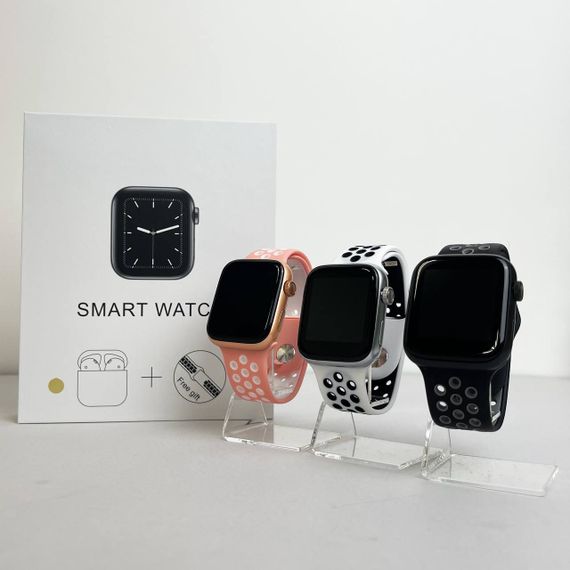 Комплект Basic T55 - Air Pro 2 / Smart Watch / 2 ремінці (Чорний) | Зображення 1
