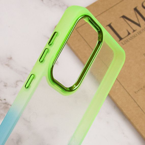 Чохол TPU+PC Fresh sip series для Xiaomi Redmi Note 11 Pro 4G/5G / 12 Pro 4G Бірюзовий / Лимонний | Зображення 3