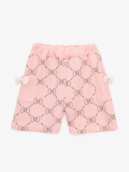 Костюм футболка+шорти для дівчинки Mini Papi 2654 86 см Рожевий shop (2000999604140) | Зображення 4
