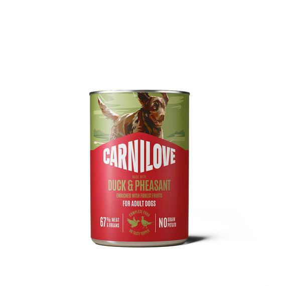 Корм вологий Carnilove Duck &amp; Pheasant д/собак паштет качка і фазан 400 г