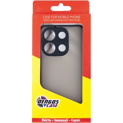 Чехол для мобильного телефона Dengos Matte Xiaomi Redmi Note 13 4G (black) (DG-TPU-MATT-140) - Топ Продаж! | Зображення 4