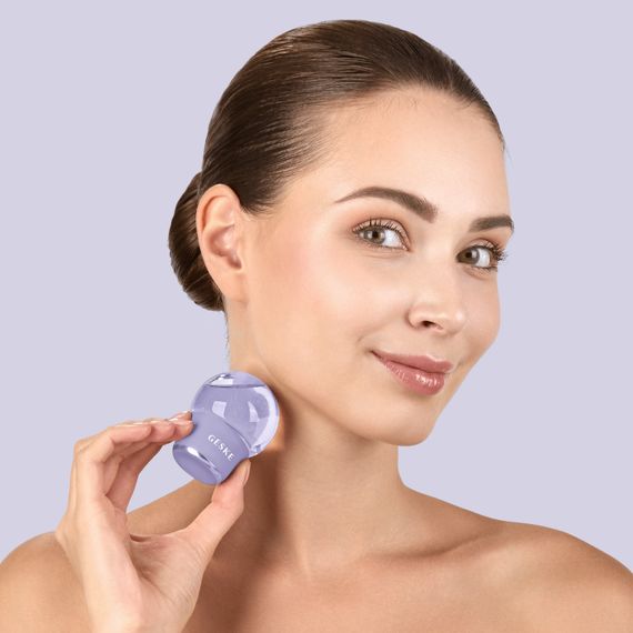 Масажер для обличчя і тіла GESKE Cool&Warm Face and Body Massager 7в1 starlight, Фіолетовий | Зображення 3