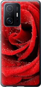 Чехол на Xiaomi 11T Pro Красная роза "529u-2552-17620"