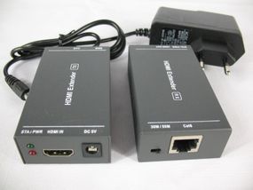 Активний подовжувач HDMI-сигналу по витій парі до 60 м 1080P/3D, cat6, одноканальний.