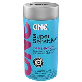 Презерватив ONE Super Sensitive, 1 шт, гладкий, с дополнительной смазкой