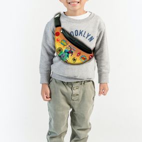 Сумка-бананка человек паук "Spider-Man" с  принтом ,35х15см,детская,молодежная (00027)