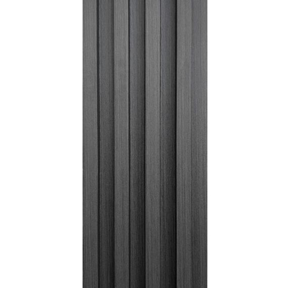 Рейка декоративна WPC стінова 3000х160х23мм Графіт SW-00001529 | Зображення 4