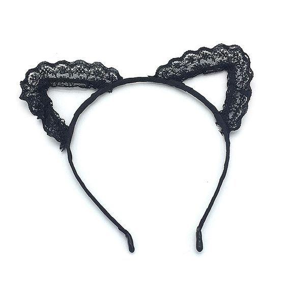 Обруч з котячими вушками Babydoll Універсальний. Чорний 4503 | Зображення 9