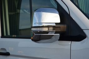 Накладки на дзеркала OmsaLine (4 частини, ABS) для Volkswagen Crafter 2017-2024 рр