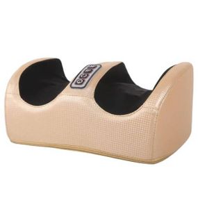 Масажер для ніг Foot Massager Електричний масажер для ніг та литок з підігрівом Бежевий