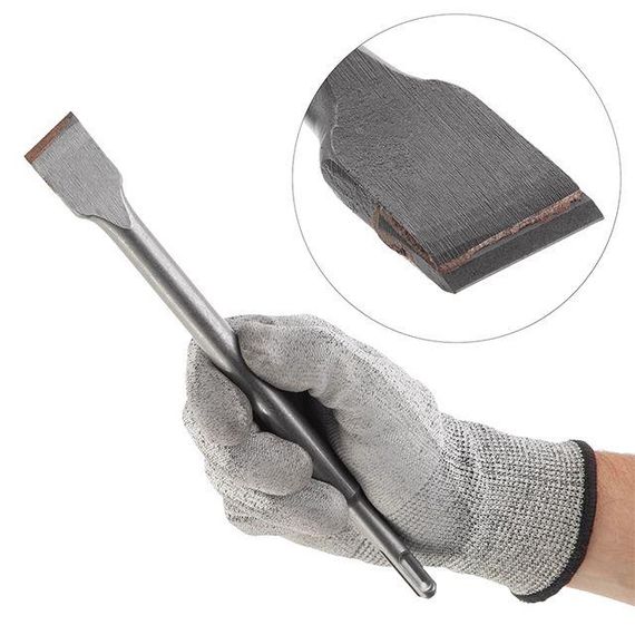 Зубило для каменю SDS-Plus з переможною напайкою INTERTOOL SD-04501 | Зображення 1