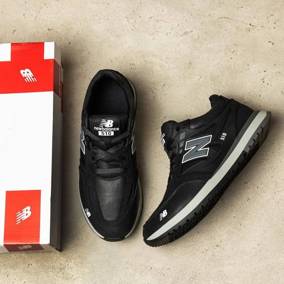 Кросівки шкіряні  New Balance чорні | Зображення 4