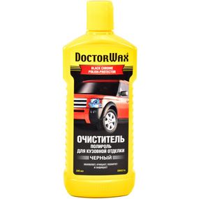 DoctorWax Очисник-поліроль для декоративної кузовний обробки чорного кольору 236 мл DW8316