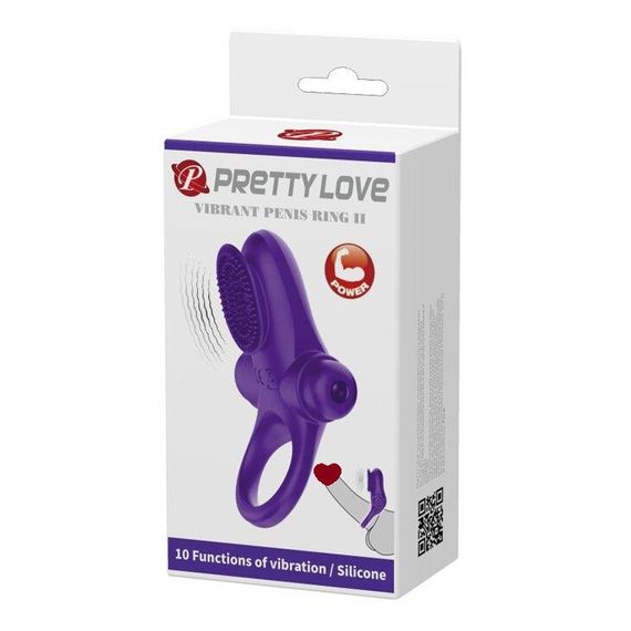 Кольцо эрекционное серии Pretty Love " Vibrant penis ring II " BI-210205-1 Sex Aura