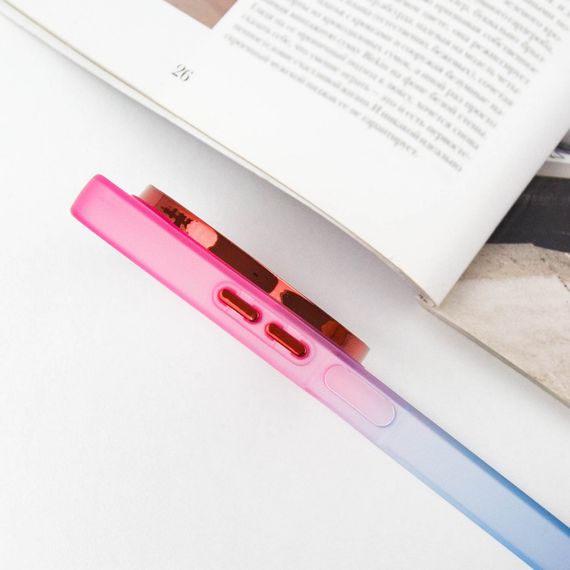 Чохол TPU+PC Fresh sip series для Xiaomi Redmi A3 Синій / Рожевий | Зображення 3