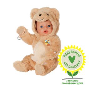 Пупс Zapf Baby Born - Эмма в костюме мишки 43 см (837115)