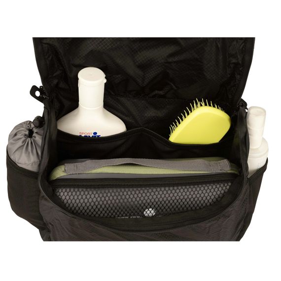 Косметичка Tribe Wash Organizer підвісна, дорожня косметичка-органайзер трайб, для гігієни в похід та подорож, чорна 4л | Зображення 5