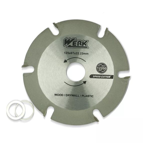 Пильний диск Ø125х22,23 T-6 Werk 129227
