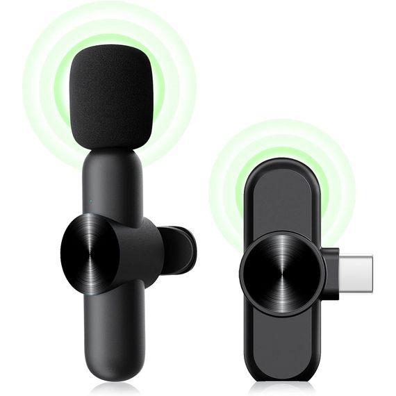 Беспроводной петличный Type-C микрофон Savetek P28 для смартфона, ноутбука, планшета, 2.4 ГГц | Зображення 2
