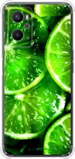 Чохол на Oppo A96 Зелені часточки лимона "852sp-2598-2448"