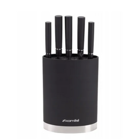 Набор ножів 6 предметів овал чорна