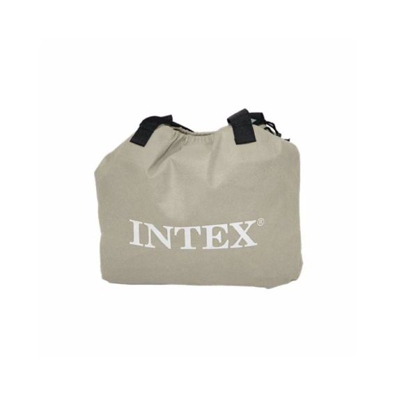 Надувне велюр ліжко з вбудованим електронасосом 137х191х46 см,  Intex 64904 | Зображення 5