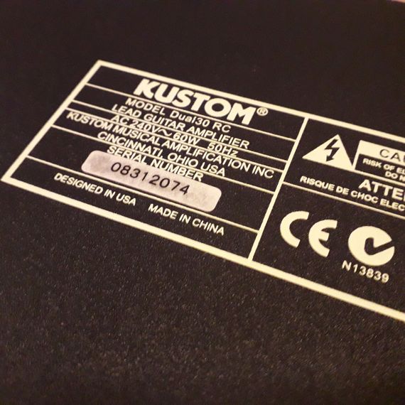 Комбопідсилювач для електрогітари Kustom DUAL 30RC підсилювач | Зображення 7