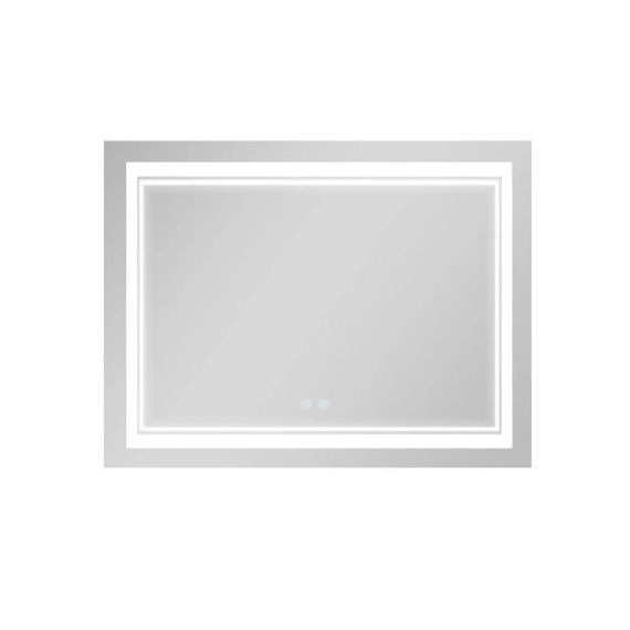 Дзеркало Qtap Cardinal (CA1) 1000х800 з LED-підсвічуванням Touch, з антизапотіванням, з димером, рег. темп. кольору (3000-6500K) | Зображення 3