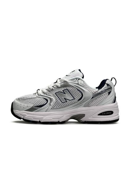 Жіночі кросівки N-e-w B-alanc-e 530 White Silver Navy Premium, В'єтнам 39 25 см
