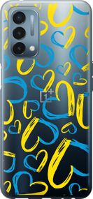 Чехол на OnePlus Nord N200 Сердца UA "5292u-2384-17620"
