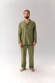 Піжама Lotus Home 10707 Туреччина М  Бавовна Оливковий