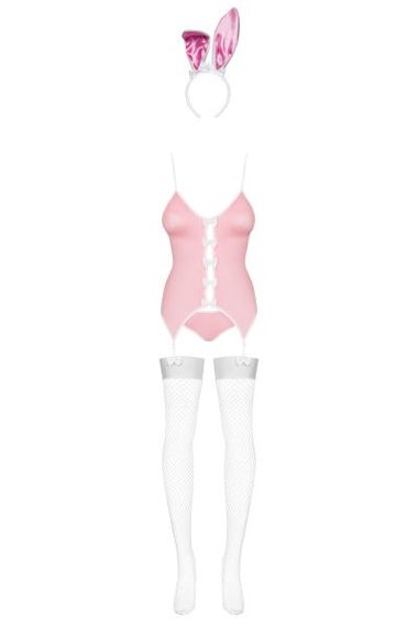 Комплект зайчика рожевий Bunny suit S/M, Рожевий, S/M | Зображення 4