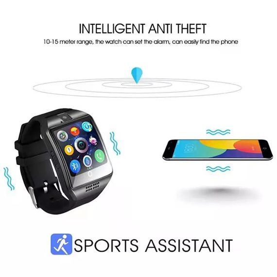 Смарт-годинник Smart Watch Q18. UO-578 Колір: чорний | Зображення 6