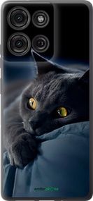 Чохол на Motorola Moto G75 5G Димчастий кіт "825u-3890-2448"