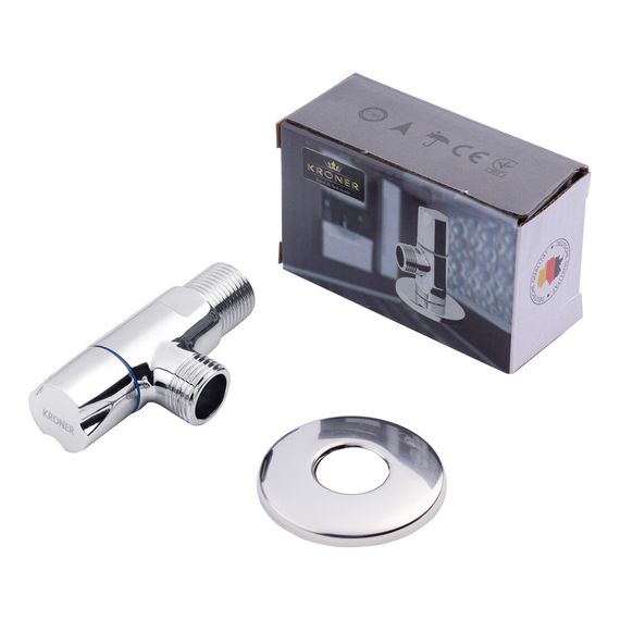 Кран приладовий Kroner KRP Eckventil C301 1/2"х1/2" ЗЗ (CV027381) | Зображення 2