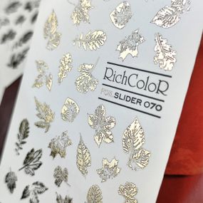 Фольгований слайдер RichColor 070 на водяній основі (6.5x9.5см)