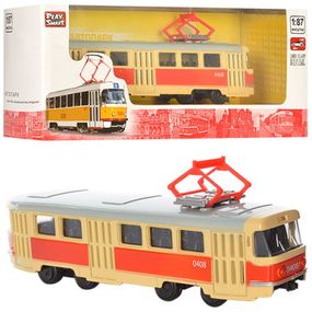 Іграшкова модель Трамвай PLAY SMART 6411 інерційний  6411A