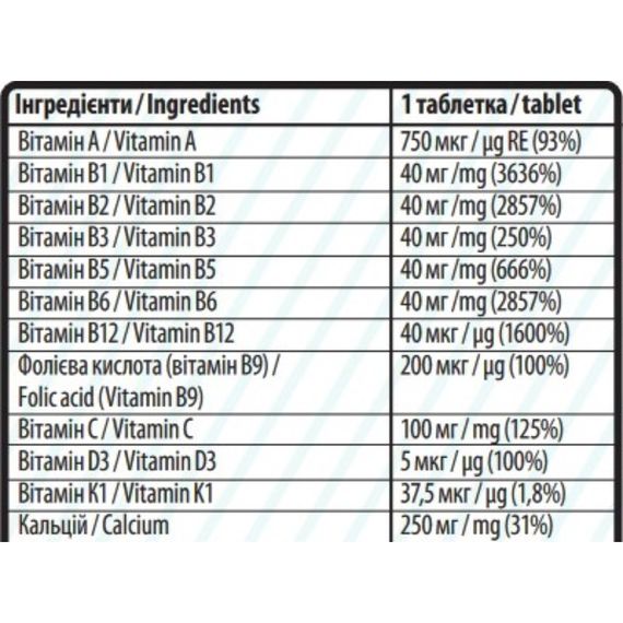 Вітамінно-мінеральний комплекс для спорту Sporter Women's Complex 60 Tabs | Зображення 1