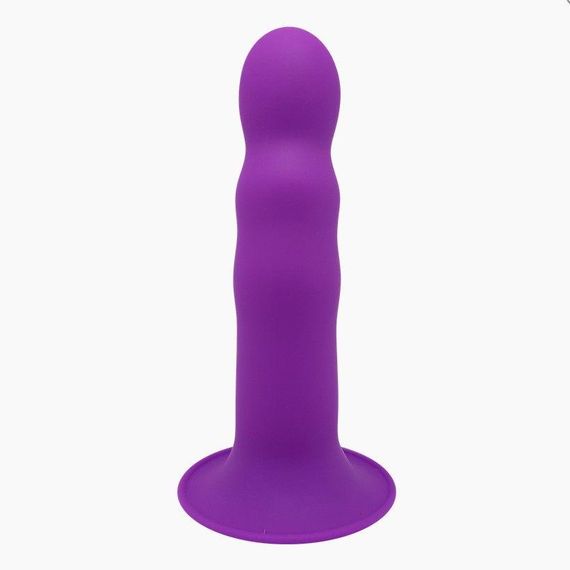 Дилдо з присоскою Adrien Lastic Hitsens 3 Purple, відмінно для страпона, діам. 4,1см, довжина 18,2см Sex Aura