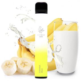 Elf Bar 2000. Банановое Молоко (Banana Milk)