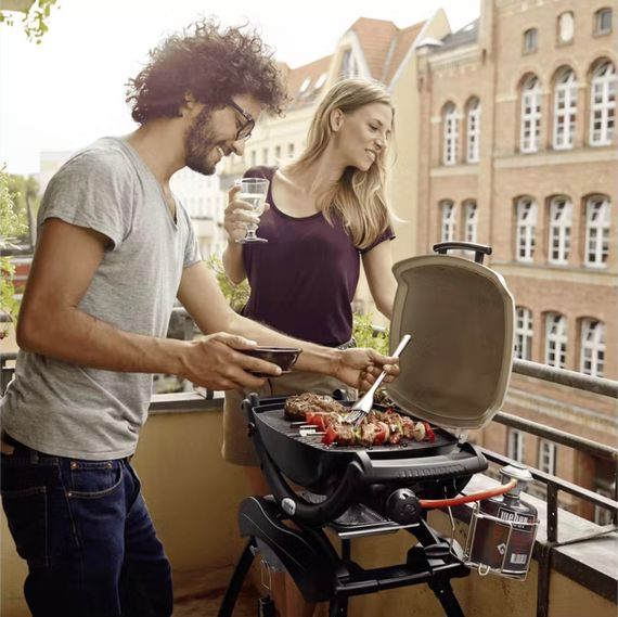 Газовий гриль Weber Q 1000, титановий | Зображення 8