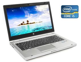 Ноутбук Б-клас HP EliteBook 8470p / 14" (1600x900) TN / Intel Core i5-3320M (2 (4) ядра по 2.6 - 3.3 GHz) / 8 GB DDR3 / 500 GB HDD / Intel HD Graphics 4000 / WebCam / DVD-ROM б/в
