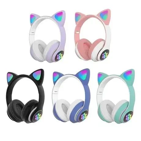 Бездротові Bluetooth-навушники з вушками з LED-підсвіткою | Зображення 4