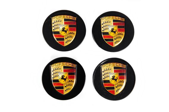 Заглушки в диски 76/71мм черные (4 шт) для Тюнинг Porsche | Зображення 1