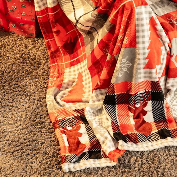 Плед фліс Скандинавські мотиви 150x200 см Love You | Зображення 3