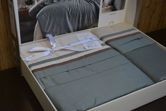 Комплект постільної білизни First Choice Deluxe Satin 200х220 Groovy Moonmist | Зображення 3