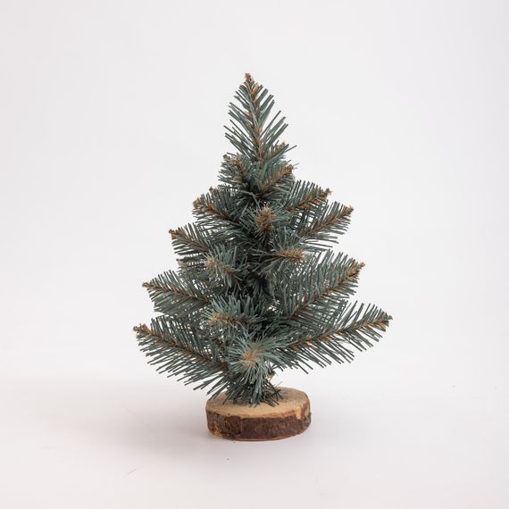 Штучна новорічна міні ялинка «Полонинська» блакитна 25 см SOK-M-03-1-1 | Зображення 1