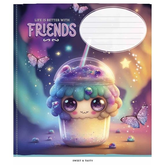 Зошит учнівський "Star" 012-3396K-2 в клітинку, 12 аркушів