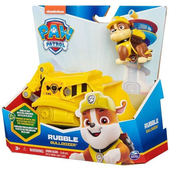 Щенячий патруль Рятувальний бульдозер та фігурка Кремез Paw Patrol Rubble’s Bulldozer